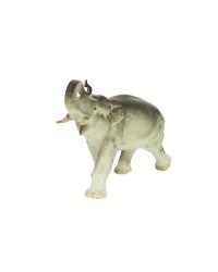 LOMONOSOV IMPERIAL PORCELAIN FIGURINE ELEPHANT RUNNING
