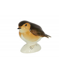LOMONOSOV IMPERIAL PORCELAIN FIGURINE BIRD ROBIN BIG