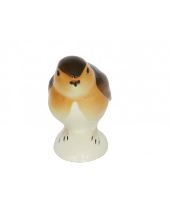 LOMONOSOV IMPERIAL PORCELAIN FIGURINE BIRD ROBIN BIG