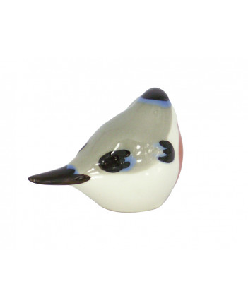 LOMONOSOV IMPERIAL PORCELAIN FIGURINE BIRD BULLFINCH SMALL