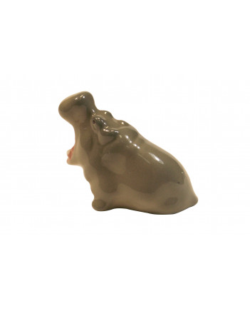 LOMONOSOV IMPERIAL PORCELAIN FIGURINE HIPPO BABY