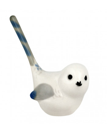 LOMONOSOV IMPERIAL PORCELAIN FIGURINE BIRD TOMTIT TITMOUSE LONG-TAILED