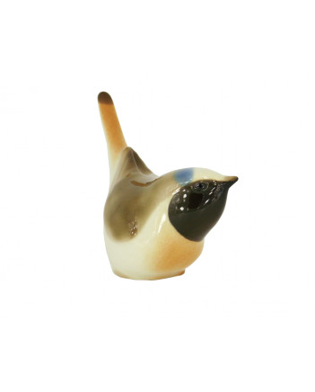 LOMONOSOV IMPERIAL PORCELAIN FIGURINE BIRD REDSTART