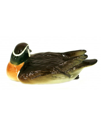 LOMONOSOV IMPERIAL PORCELAIN FIGURINE BIRD BAIKAL DUCK #1