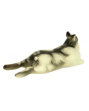 LOMONOSOV IMPERIAL PORCELAIN FIGURINE RABBIT EASTER BUNNY LAZY-BONES