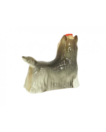 LOMONOSOV IMPERIAL PORCELAIN FIGURINE DOG YORKSHIRE TERRIER