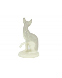 LOMONOSOV IMPERIAL PORCELAIN FIGURINE CAT GRAY SPHYNX