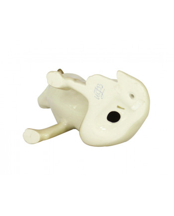 LOMONOSOV IMPERIAL PORCELAIN FIGURINE DOG LABRADOR PALE YELLOW