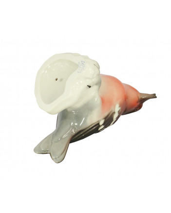 LOMONOSOV IMPERIAL PORCELAIN FIGURINE BIRD CROSSBILL