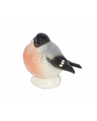 LOMONOSOV IMPERIAL PORCELAIN FIGURINE BIRD BULLFINCH