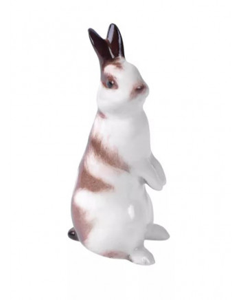 LOMONOSOV IMPERIAL PORCELAIN FIGURINE RABBIT EASTER BUNNY STANDING
