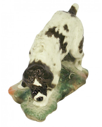 LOMONOSOV IMPERIAL PORCELAIN FIGURINE DOG GERMAN GRIFFON