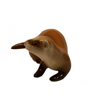 LOMONOSOV IMPERIAL PORCELAIN FIGURINE FERRET