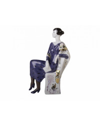 LOMONOSOV IMPERIAL PORCELAIN FIGURINE ANNA AKHMATOVA