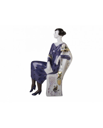LOMONOSOV IMPERIAL PORCELAIN FIGURINE ANNA AKHMATOVA
