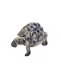 LOMONOSOV IMPERIAL PORCELAIN FIGURINE TURTLE TORTOISE LIGHT SHELL