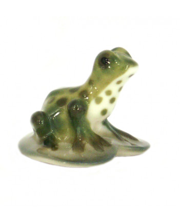 LOMONOSOV IMPERIAL PORCELAIN FIGURINE FROG TINY FROGLING