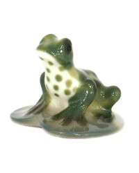 LOMONOSOV IMPERIAL PORCELAIN FIGURINE FROG TINY FROGLING