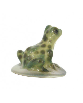 LOMONOSOV IMPERIAL PORCELAIN FIGURINE FROG TINY FROGLING