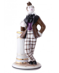 LOMONOSOV IMPERIAL PORCELAIN FIGURINE GOGOL GOVERNMENT INSPECTOR Khlestakov