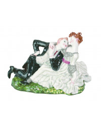 LOMONOSOV IMPERIAL PORCELAIN FIGURINE LOVERS IN LOVE