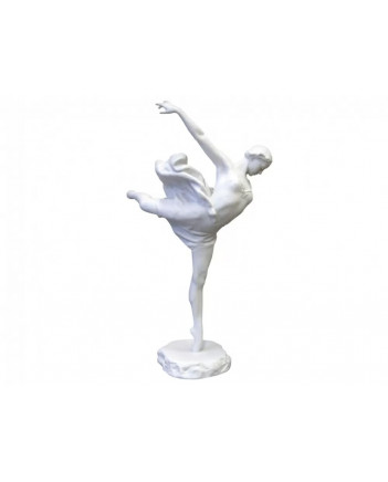 LOMONOSOV IMPERIAL PORCELAIN FIGURINE BALLET SWAN LAKE Galina Ulanova WHITE