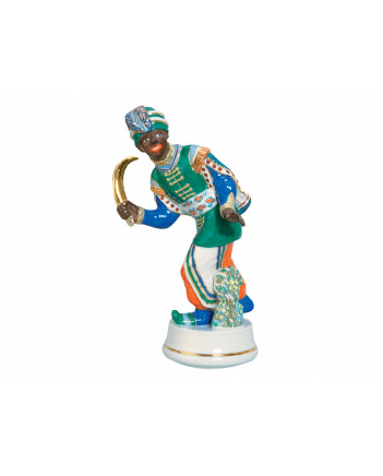 LOMONOSOV IMPERIAL PORCELAIN FIGURINE BALLET PETRUSHKA THE MOORE