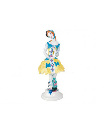 LOMONOSOV IMPERIAL PORCELAIN FIGURINE COLUMBINA