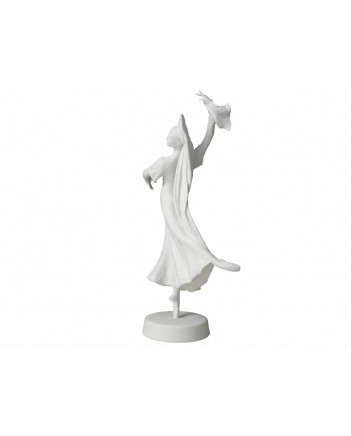 LOMONOSOV IMPERIAL PORCELAIN FIGURINE BALLET SWAN LAKE Ulyana Lopatkina WHITE