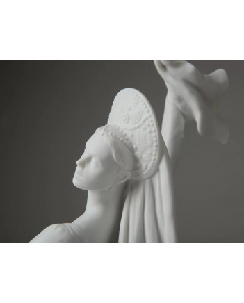 LOMONOSOV IMPERIAL PORCELAIN FIGURINE BALLET SWAN LAKE Ulyana Lopatkina WHITE