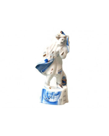 LOMONOSOV IMPERIAL PORCELAIN FIGURINE WIND