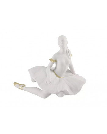 LOMONOSOV IMPERIAL PORCELAIN FIGURINE BALLET DANCER STUDENT REPETITION