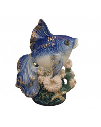 LOMONOSOV IMPERIAL PORCELAIN FIGURINE GOLDEN FISH