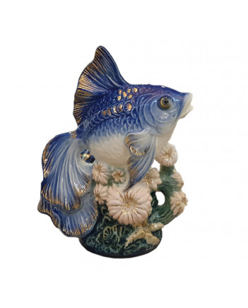 LOMONOSOV IMPERIAL PORCELAIN FIGURINE GOLDEN FISH