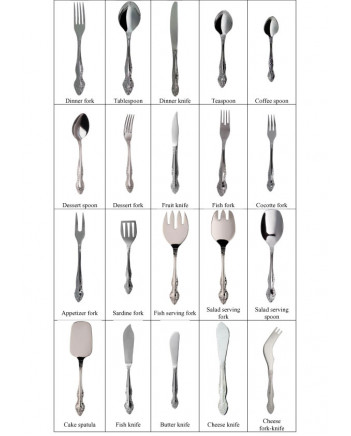 FLATWARE STAINLESS STEEL CUTLERY SET OF 90 TROIKA WOODEN GIFT BOX