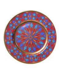 LOMONOSOV IMPERIAL PORCELAIN DECORATIVE WALL PLATE GOTHIC-2 265 mm 10.4"