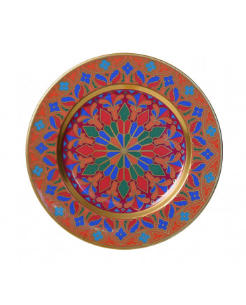 LOMONOSOV IMPERIAL PORCELAIN DECORATIVE WALL PLATE GOTHIC-6 265 mm 10.4"