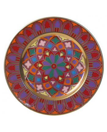 LOMONOSOV IMPERIAL PORCELAIN DECORATIVE WALL PLATE GOTHIC-8 265 mm 10.4"