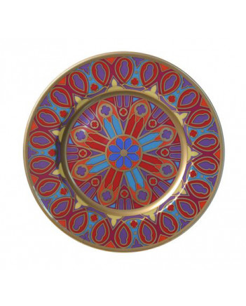 LOMONOSOV IMPERIAL PORCELAIN DECORATIVE WALL PLATE GOTHIC-11 265 mm 10.4"