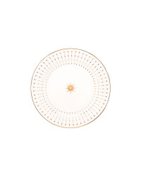 LOMONOSOV IMPERIAL PORCELAIN DINNER PLATE AZURE GOLDEN 20 cm 7.9"