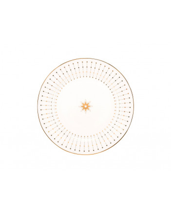 LOMONOSOV IMPERIAL PORCELAIN DINNER PLATE AZURE GOLDEN 20 cm 7.9"