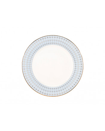 LOMONOSOV IMPERIAL PORCELAIN DINNER PLATE AZURE v.2 SMOOTH 27 cm 10.6"