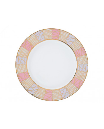 LOMONOSOV IMPERIAL PORCELAIN DINNER PLATE FROSTY FAIRYTALE SMOOTH 27 cm 10.6"