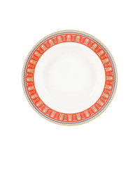 LOMONOSOV IMPERIAL PORCELAIN DINNER PLATE RUSSIAN STYLE DEEP 22 cm 8.7"