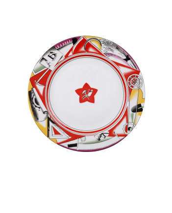 LOMONOSOV IMPERIAL PORCELAIN DECORATIVE WALL PLATE TOOLS 270 mm 11.6"