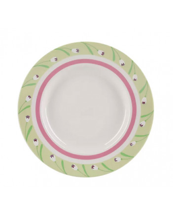 LOMONOSOV IMPERIAL PORCELAIN DESSERT PLATE SPRING BREEZE 18 cm 7"