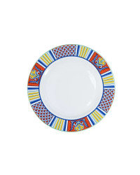 LOMONOSOV IMPERIAL PORCELAIN DINNER PLATE ROSSO 21.5 Cm 8.5"