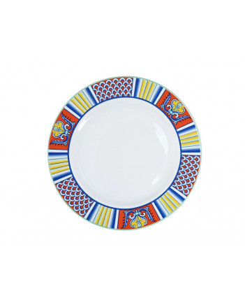LOMONOSOV IMPERIAL PORCELAIN DINNER PLATE ROSSO 21.5 Cm 8.5"