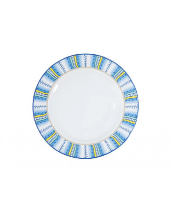 LOMONOSOV IMPERIAL PORCELAIN DINNER PLATE AZZURRO 21.5 Cm 8.5"