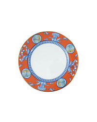 LOMONOSOV IMPERIAL PORCELAIN DINNER PLATE ROSSO 27 Cm 10.6"